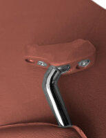Sonnenblenden Sunvisor Paar mit Stangen + Clips für Mercedes SL 107 dunkelrot Linkslenker