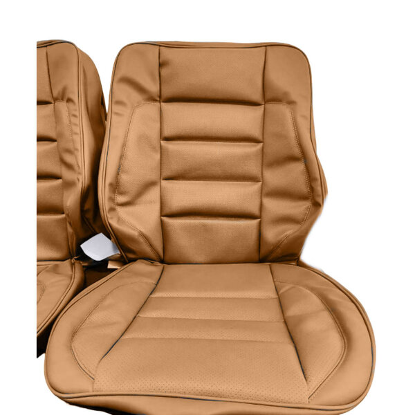 Sitzbezüge Bezüge für die Vordersitze Mercedes Benz W124 Coupe sportline dattel