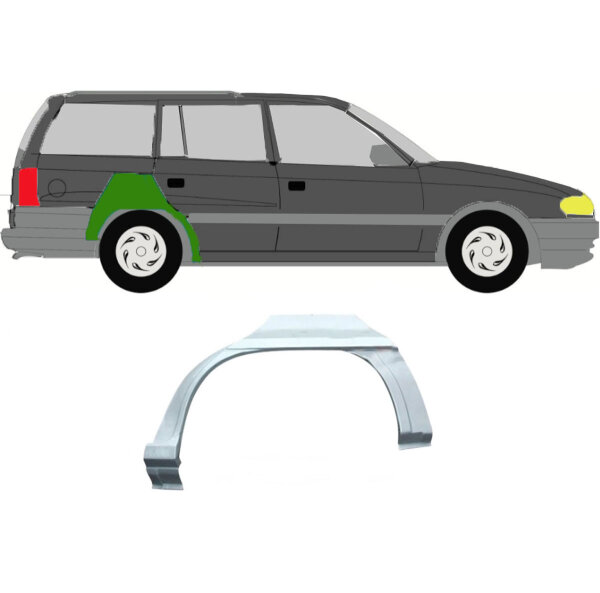 Radlauf für Kombi Opel Vauxhall Astra F 1991- 2002 rechts