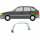 Radlauf für Hatchback Opel Vauxhall Astra F 1991- 2002 links