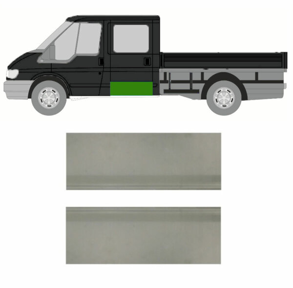 Doppelkabine Hinten Tür Reperaturblech für Ford Transit 2000-2013 links