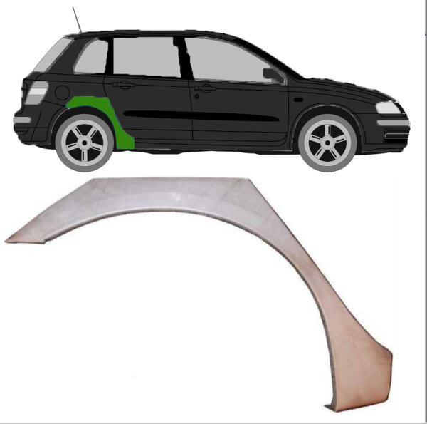 Radlauf für Fiat Stilo 2001-2010 links (4 Türer)