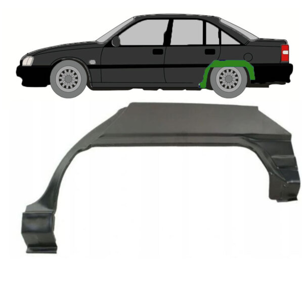 Radlauf für Opel Omega 1986-1993 links