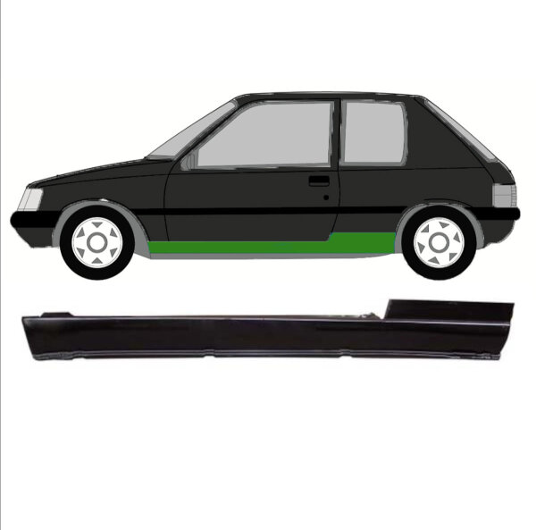 Schweller für Peugeot 205 1983-1998 rechts 2 Türer