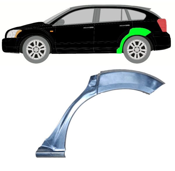 Radlauf für Dodge Caliber 2006-2013 links