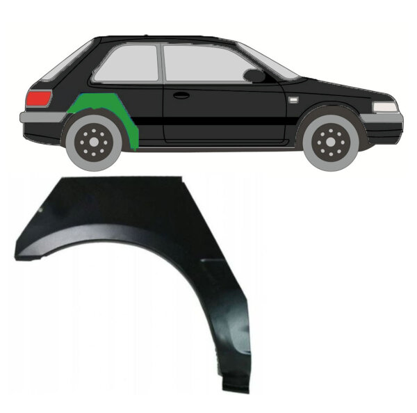 Radlauf für Mazda 323 BG 1989-1994 rechts (2 Türer)