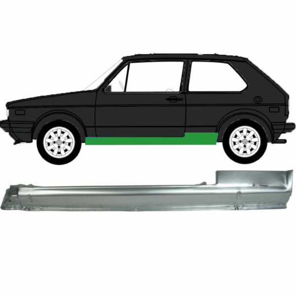 Schweller für Volkswagen Golf I 1974-1985 links ( 2 Türer)