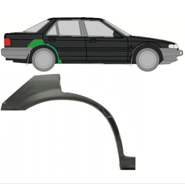 Radlauf für Honda Accord 1985-1989 rechts