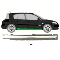 Schweller für Renault Megane II 2003-2012 rechts (4...