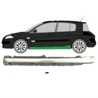 Schweller für Renault Megane II 2003-2012 links (4...