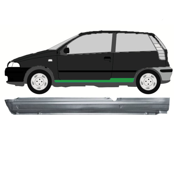 Schweller für Fiat Punto 1993-1999 links (2 Türer)