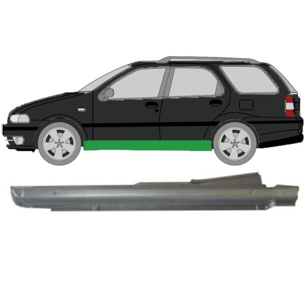 Schweller für Fiat Palio Weekend 1997-2001 links