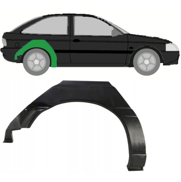 Hinterer Radlauf für Ford Escort 1995-2000 rechts (2 Tür)