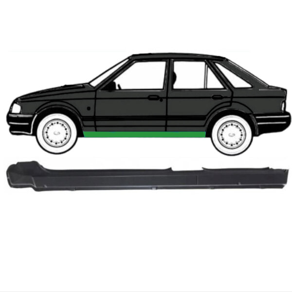 Schweller für Ford Escort Mk3 1980-1986 links (4 Türer)