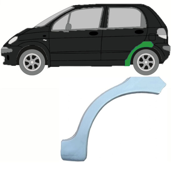 Hinterer Radlauf für Daewoo Chevrolet Matiz 1998-2008 links