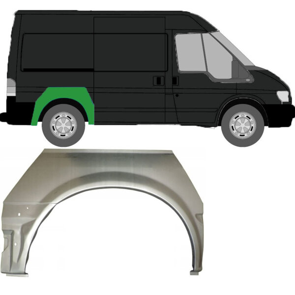 Hinterer Radlauf für Ford Transit 2000-2013 rechts (Kurzrad)