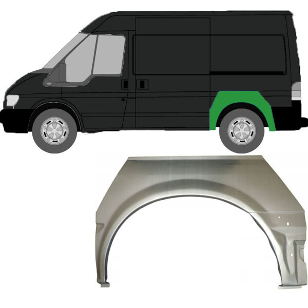 Hinterer Radlauf für Ford Transit 2000-2013 links (Kurzrad)