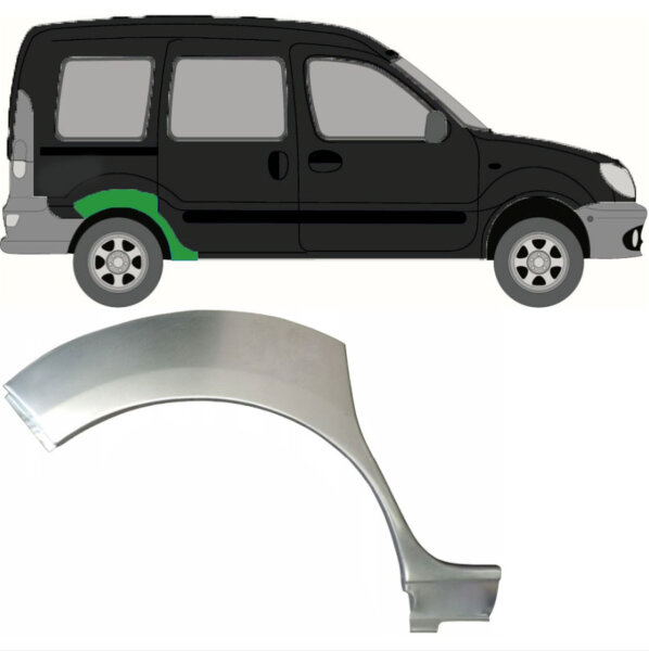 Hinterer Radlauf für Renault Kangoo 1997-2008 rechts