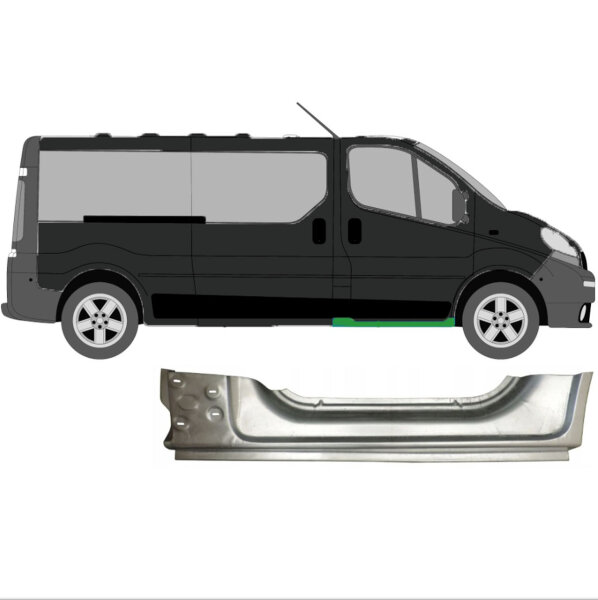 Schweller für Opel-Vauxhall Vivaro/Renault Trafic/ Nissan Primastar 2001-2014 rechts