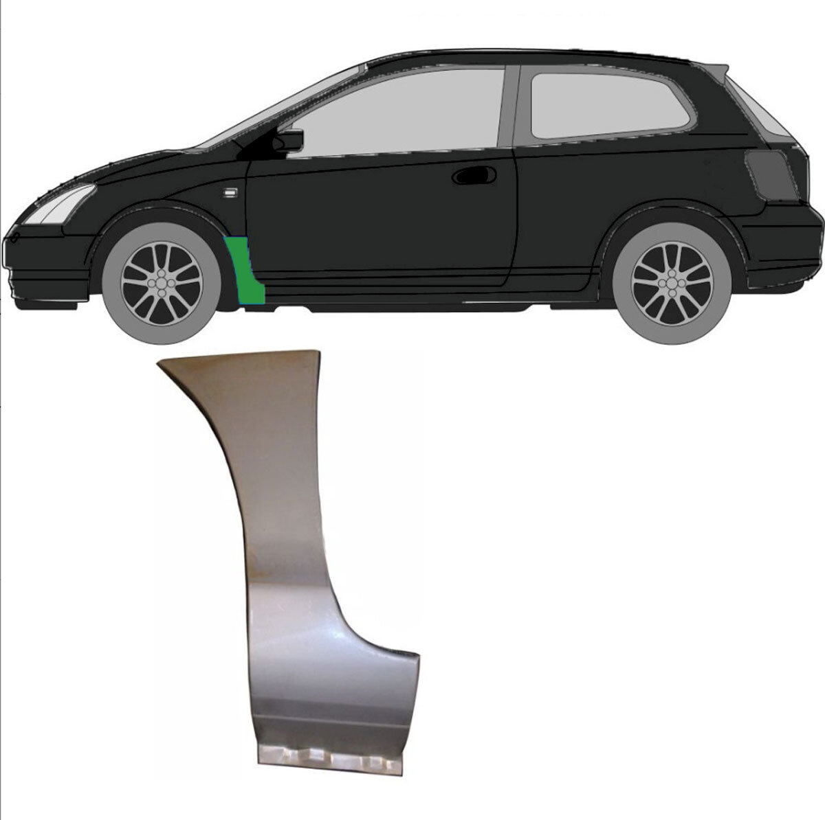 AHL Motorrad Bremsbeläge Vorn - Passend Für Honda XL 125 & CMX 250 Rebel