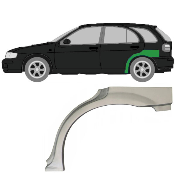 Hinterer Radlauf für Nissan Almera N16 1999-2007 links