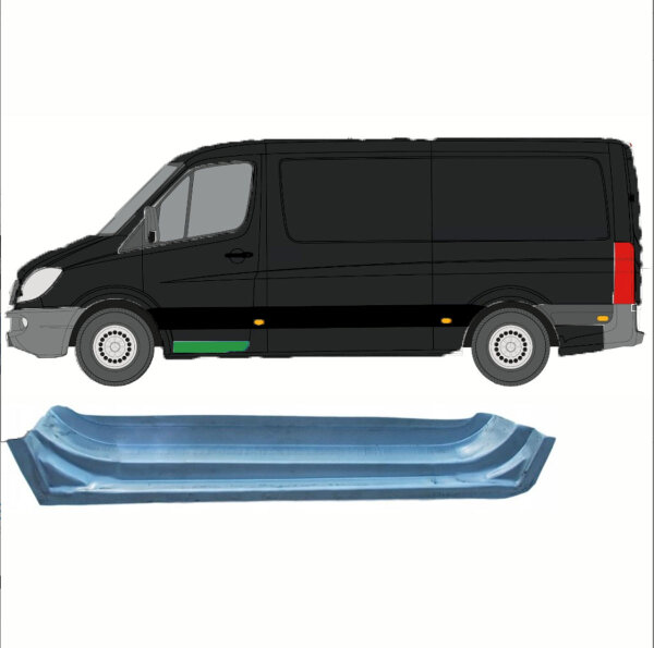 Vorderes Türblech für Mercedes Sprinter/ Volkswagen Crafter 2006- rechts-innen