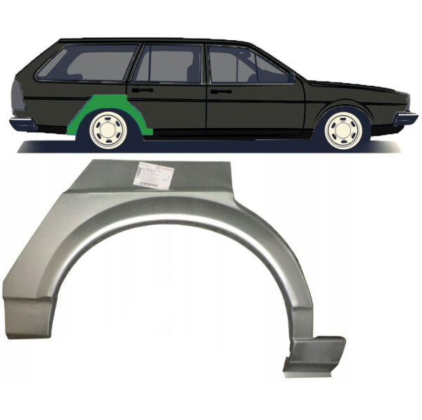 Hinterer Radlauf für Volkswagen Passat B2 1980-1988 rechts