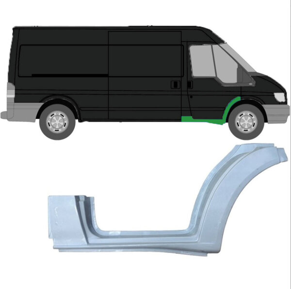 Drittel Schweller für Ford Transit 2000-2013 rechts