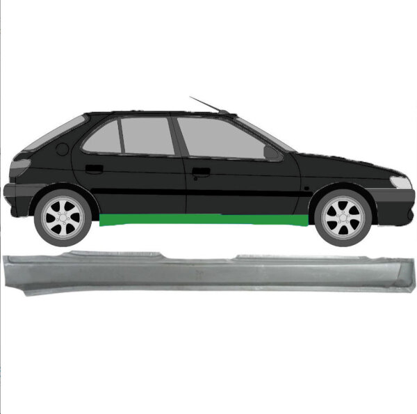 Schweller für Peugeot 306 1993 -2001 rechts (4 Türer)