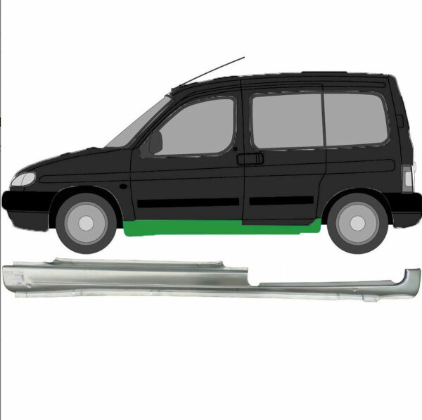 Schweller für Peugeot Partner/ Citroen Berlingo 1996-2008 rechts