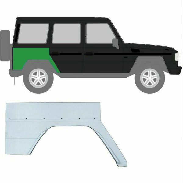 Hinterer Kotflügel für Mercedes G Klasse W460 461 463 1979- rechts