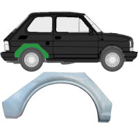 Hinterer Radlauf für Fiat 126p 1972-2000 rechts