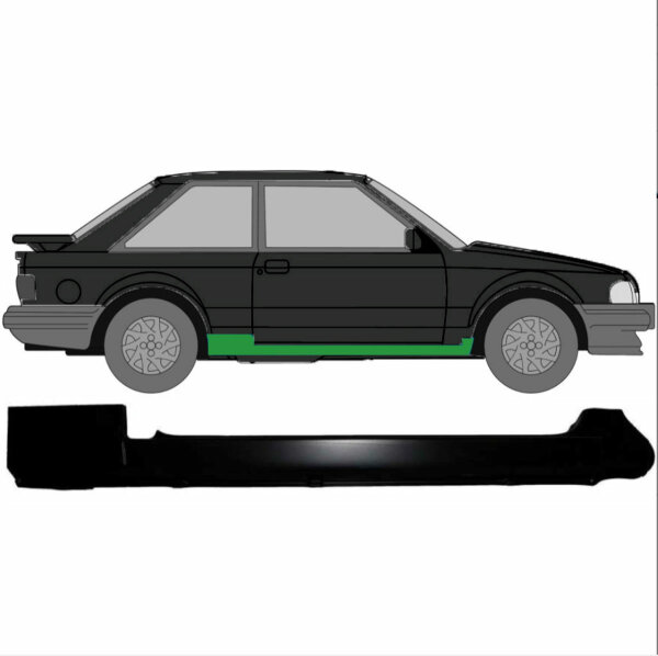 Schweller für Ford Escort Mk3 1980-1986 links (2 Türer)