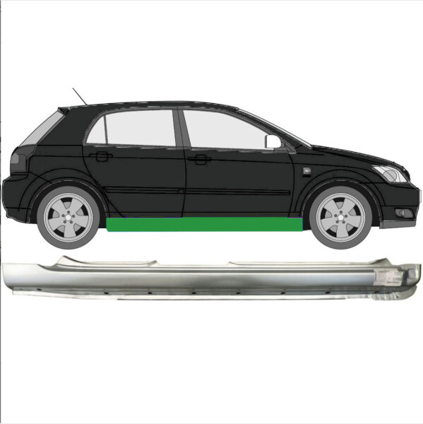 Vollschweller für Toyota Corolla E12 2001-2007 rechts (4 Türer)