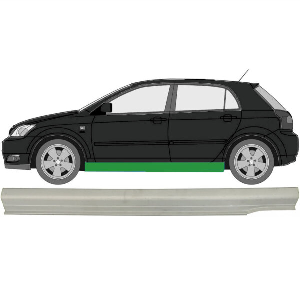Schweller für Toyota Corolla E12 2001-2007 links (4 Türer)