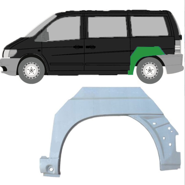 Hinterer Radlauf für Mercedes Vito W638 1996-2003- links