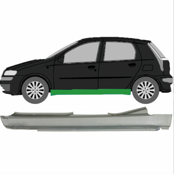 Schweller für Fiat Punto 1999-2010 links  (4 Türer)
