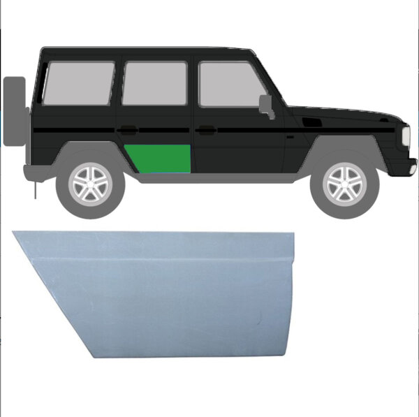 Oberes Hintertürblech für Mercedes G Klasse W460 W461 W463 1979- rechts