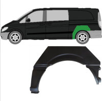 Hinterer Radlauf für Mercedes Vito W639 2003-2010 links