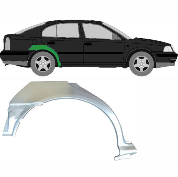 Hinterer Radlauf für Skoda Octavia I 1996-2010 rechts