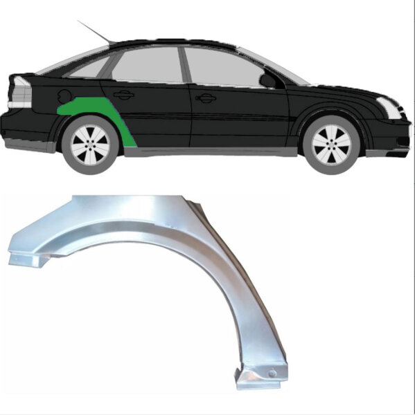 Hinterer Radlauf für Opel/Vauxhall Vectra C 2002-2009 rechts