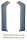 Türtaschen Türfächer Kartentasche Paar lang für Mercedes SL R107 W107  blau