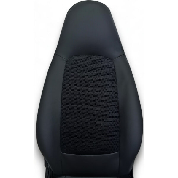 Sitzbezüge Bezüge Kunstleder schwarz für Smart 451 fortwo Coupe & Cabrio 07 - 15