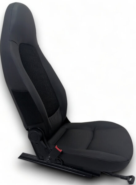 Sitzbezüge Bezüge Kunstleder schwarz für Smart 451 fortwo Coupe