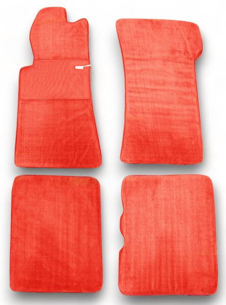 Fußmatten Teppich passend für Mercedes Benz SLC 4-teilig rot