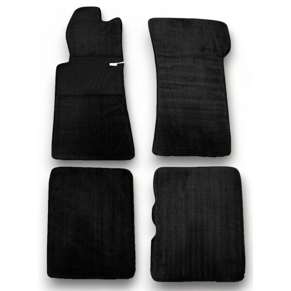 Fußmatten Teppich passend für Mercedes Benz SLC 4-teilig schwarz (Velours)
