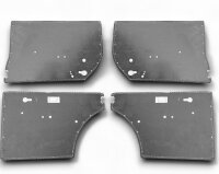 Türverkleidungen Türpappen Seitenverkleidungen für Mercedes W108 schwarz