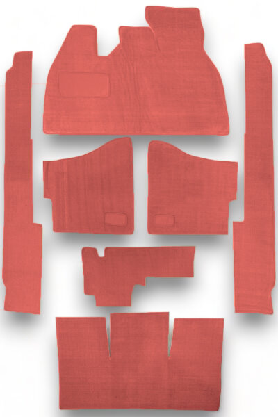 Teppich Teppichsatz Autoteppich für VW Käfer Typ 1 1958 - 1968  rot