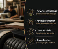 Sitzbezüge Bezüge für Smart 451 Brabus Diamant keine Schonbezüge dunkelrot