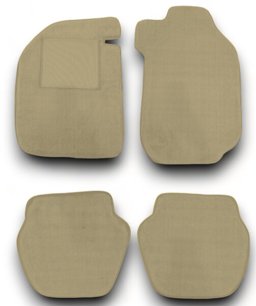 Auto Fußmatten Teppich  für Porsche 911 Coupe 1974 - 1989  4-Teilig beige